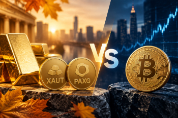 Oro tokenizado vs criptomoneda: comparación del oro, XAUT, PAXG y Bitcoin en 2026